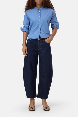 Jazzie Barrel Jean in Dark Blue