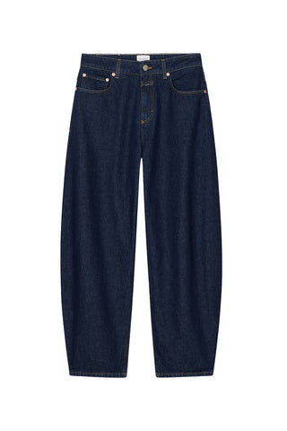 Jazzie Barrel Jean in Dark Blue