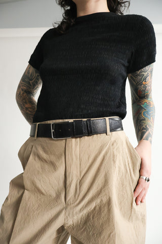Compact Tee in Black