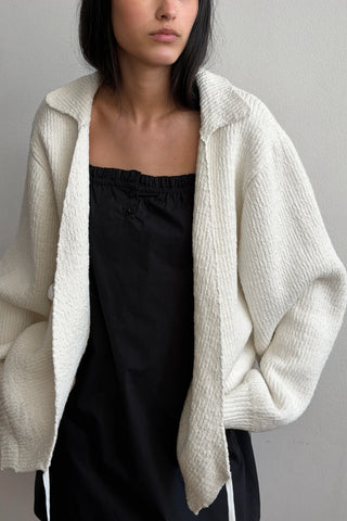Wrap Cardigan in Snow