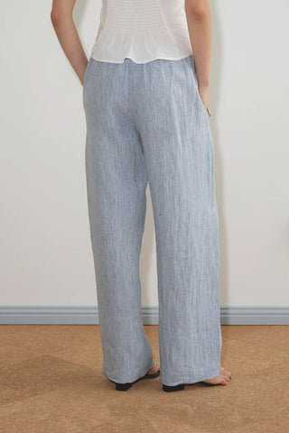 Angle Pocket Pant in Blue Stripe