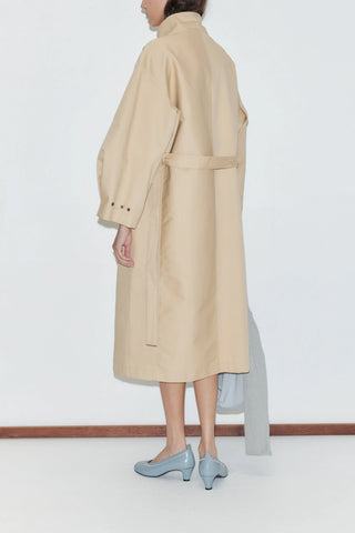 Longline Jacket in Beige