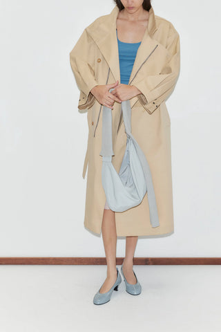 Longline Jacket in Beige