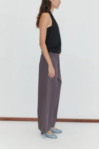 Loop Pant in Mulberry Stripe