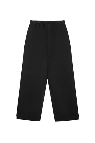 Snap Tab Pant in Black