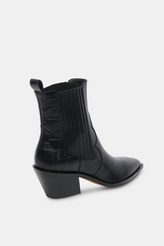 Senna Ankle Boot in Black Leather