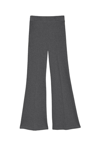 Rib Kick Flare in  Charcoal Grey