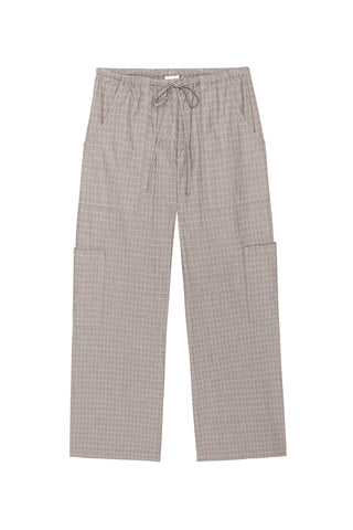 Cotton Dobby Cargo Pant in Espresso
