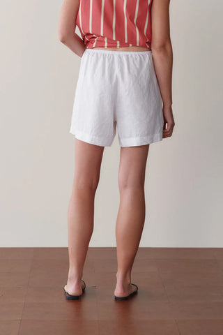 Linen Short in Powder
