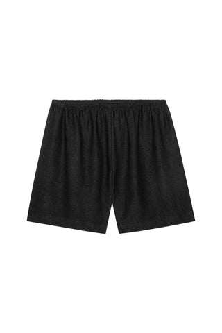 Linen Short in Jet