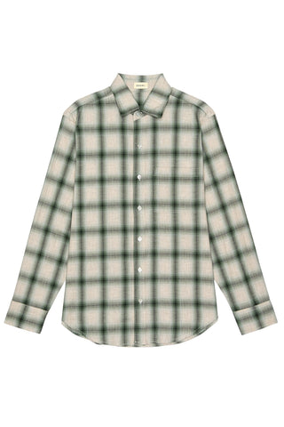 Plaid Flannel Shirt in Oregano