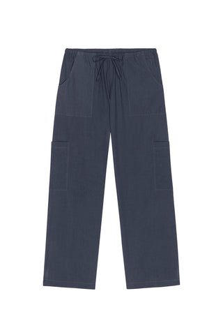 Pop Drawstring Cargo Pant in Midnight