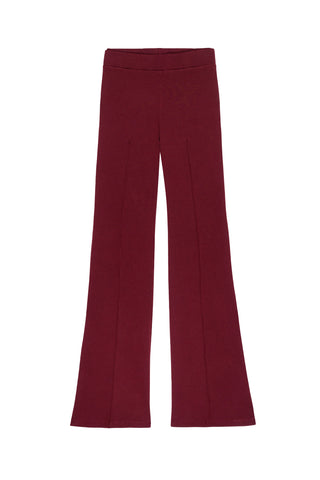 Rib Kick Flare in Oxblood