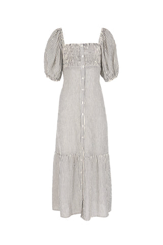 Santiago Maxi Dress in Newburyport Stripe
