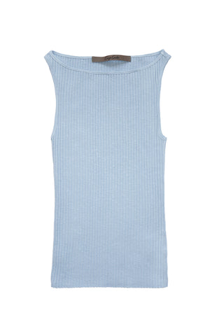 Military Rib Boatneck Tank in Sky