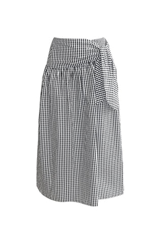 Lucia Skirt in Black Gingham