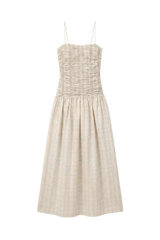 Mira Maxi Dress in Flor Check