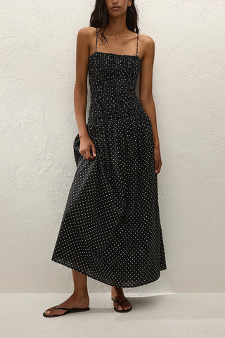 Mira Maxi Dress in Lola Polkadot