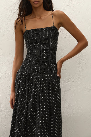 Mira Maxi Dress in Lola Polkadot