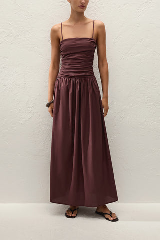 Portlligat Maxi Dress in Port