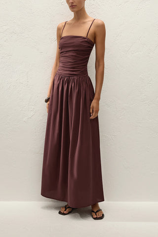 Portlligat Maxi Dress in Port