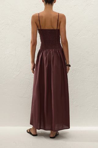 Portlligat Maxi Dress in Port