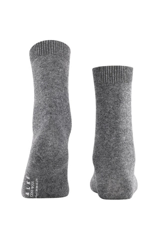 Cosy Wool Socks in Light Grey