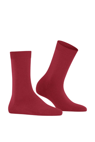 Cosy Wool Socks in Scarlet