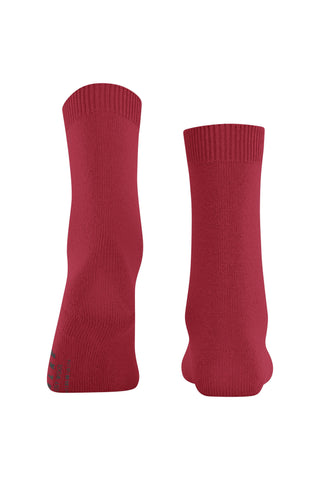 Cosy Wool Socks in Scarlet