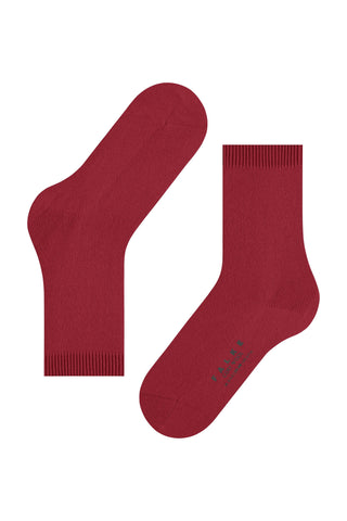 Cosy Wool Socks in Scarlet