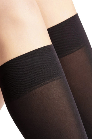 Pure Matt 50 Knee High Socks in Black