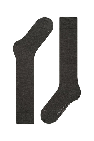 Sensitive Berlin Knee High Socks Charcoal