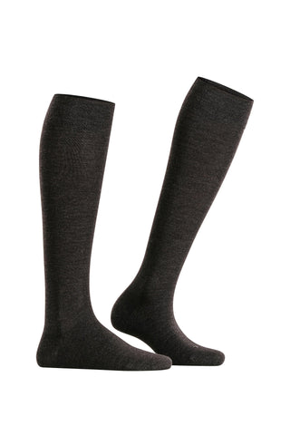 Sensitive Berlin Knee High Socks Charcoal