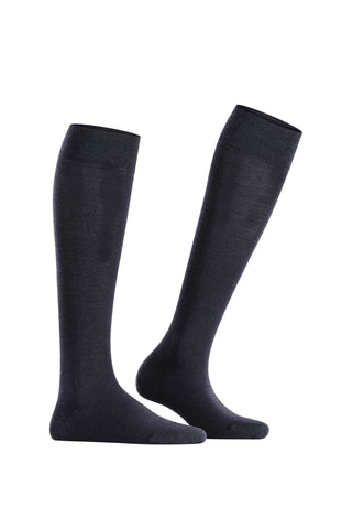 Falke Navy Sensitive Berlin Knee High Socks Falke Navy Sensitive Berlin Knee High Socks