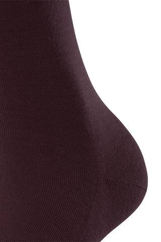 Soft Merino Knee High Socks in Barolo