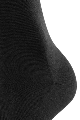 Soft Merino Knee High Socks in Black