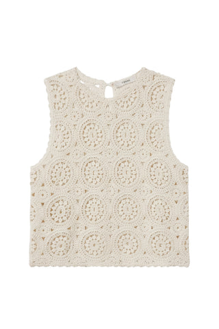 Crochet Tank in Cream