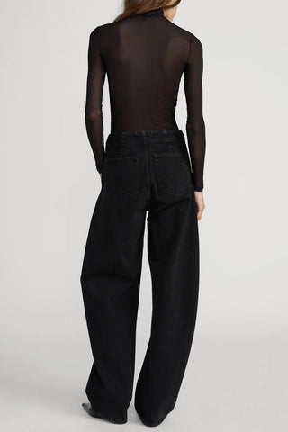 Hosiery Turtleneck in Black