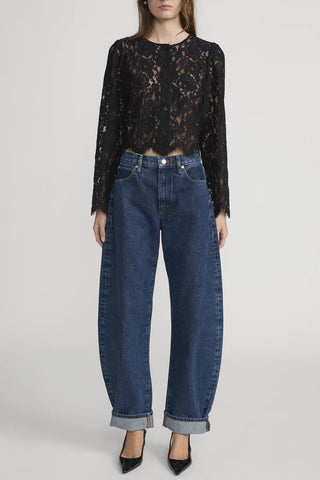Lace Blouse in Black