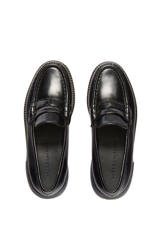 Elba Loafer in Black Spazzolato