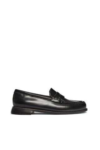 Elba Loafer in Black Spazzolato