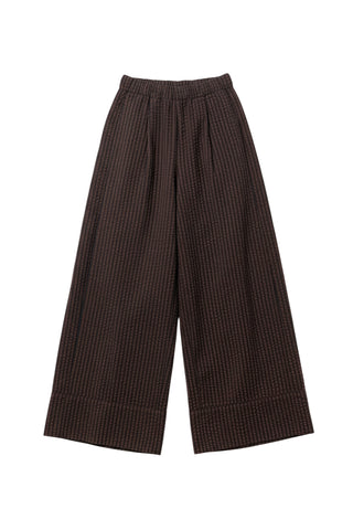 Culotte Pant in Coffee/Navy