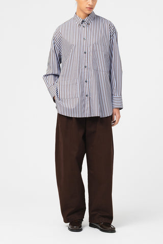 Icon Shirt Twill Royal in Frosted Blue Sepia