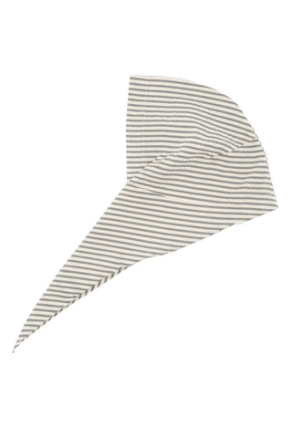 Jackie Scarf in Iron/Off White
