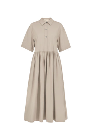 Jezabel Dress in Oyster