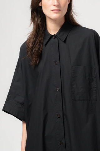 Shirt Dress in Black