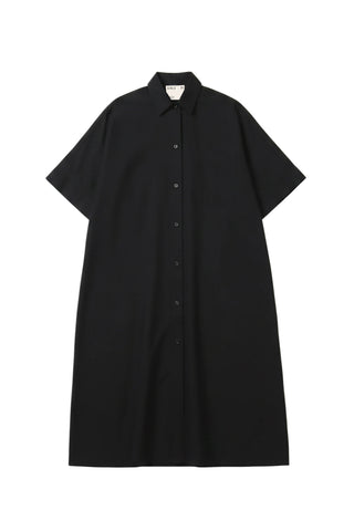 Shirt Dress in Black