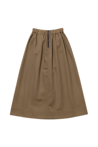 Meadow Skirt in Canteen Green