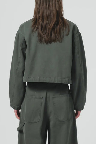 Canvas Woopsy Jacket in Forest Green