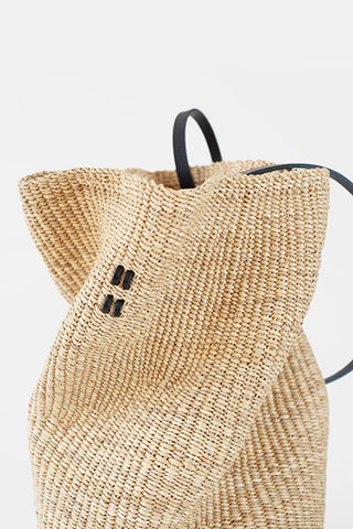 N.37 Froissé Bag in Natural